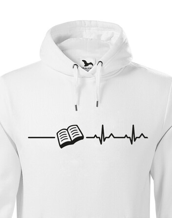 Pánská mikina s kapucí – EKG kniha
