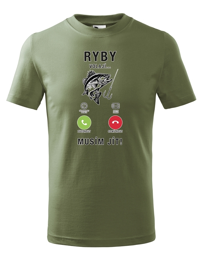 Dětské tričko Ryby volají