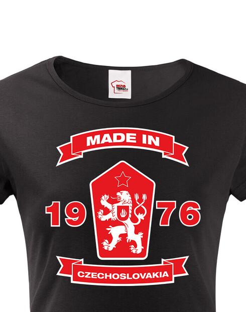 Dámské tričko Made in Czechoslovakia 1976
