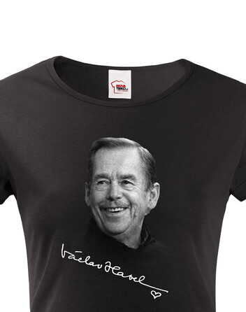 Dámské tričko Václav Havel – podpis