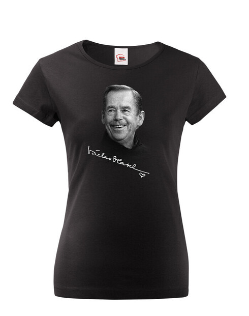 Dámské tričko Václav Havel – podpis