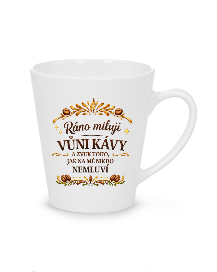 Hrnek latte 300 ml - Miluji vůni kávy