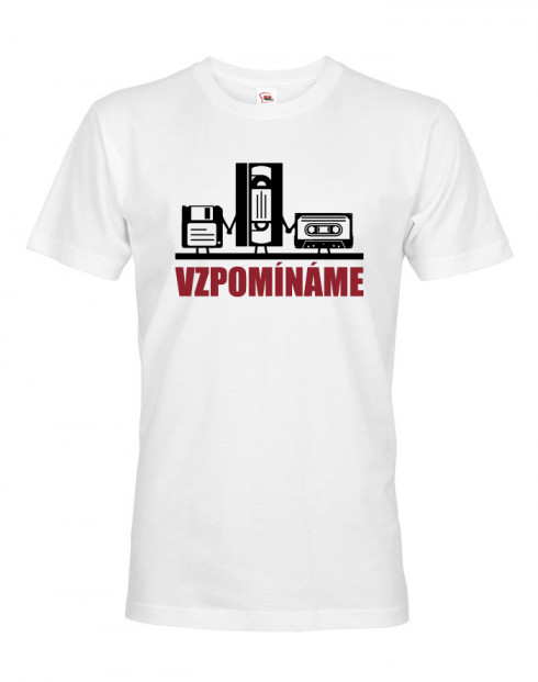 Pánské triko s retro motivem Vzpomínáme