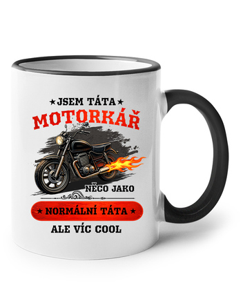 Keramický hrnek Táta motorkář