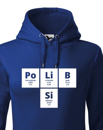Dámská mikina s kapucí PoLiB Si