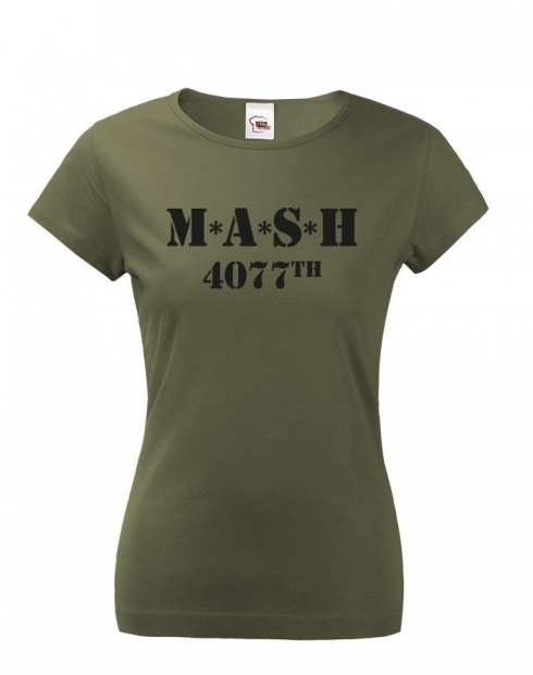 Dámské tričko s potiskem MASH 4077 2