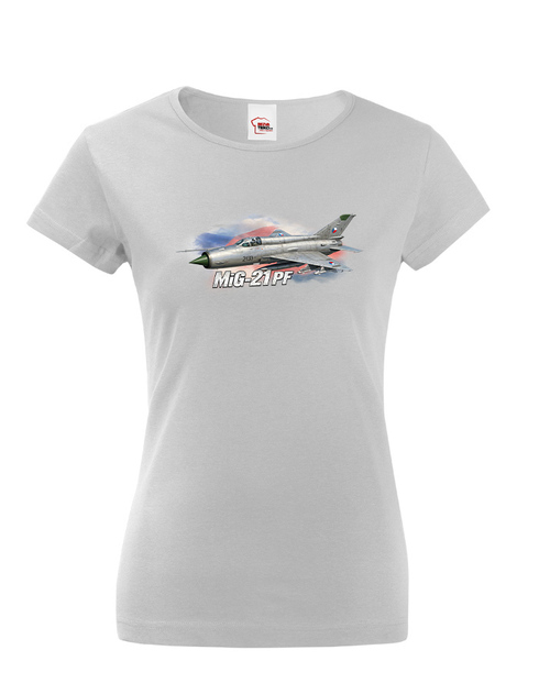Dámské tričko MiG-21 MF 5303 – československé letectvo