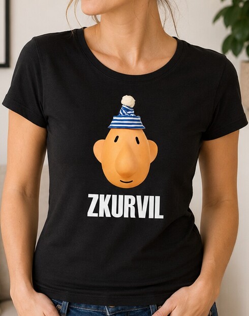 Dámské tričko s krátkým rukávem Zkurvil
