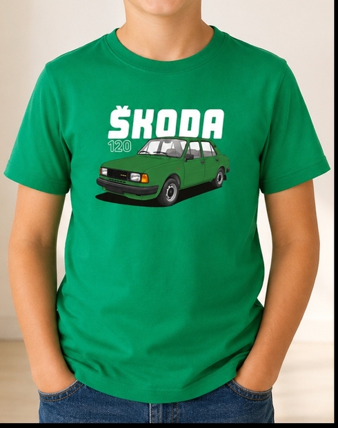 Dětské tričko Škoda 120 - Motiv 2