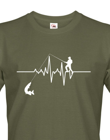Triko pro rybáře Tep / Ekg rybáře