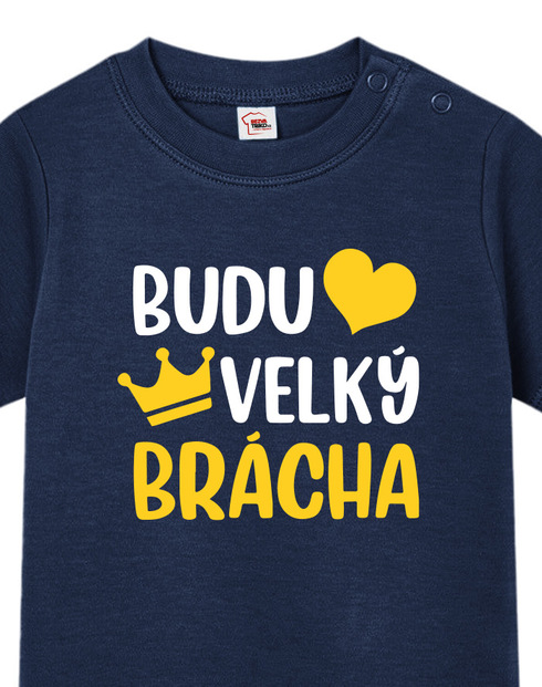 Tričko pro miminka Budu velký brácha
