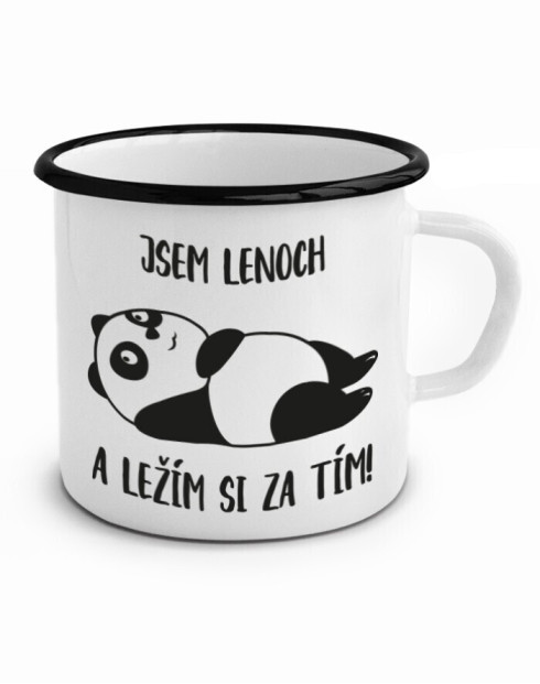 Plecháček Jsem lenoch a ležím si za tím!