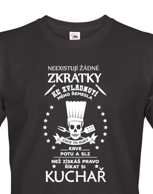 Pánské tričko pro kuchaře