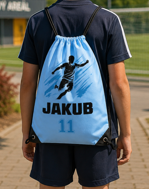 Vak na záda s fotbalovým hráčem 2