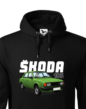 Pánská mikina s kapucí Škoda 105