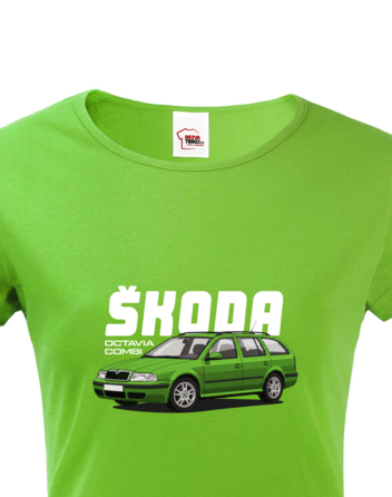 Dámské tričko s krátkým rukávem Škoda Octavia Combi