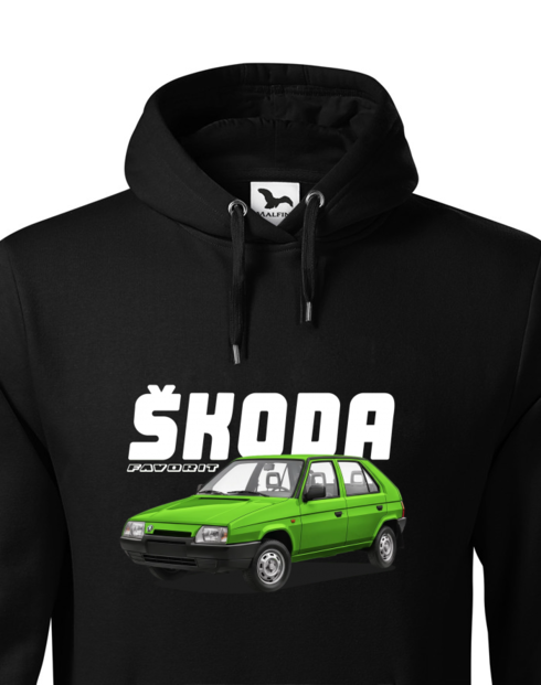 Pánská mikina s kapucí Škoda Favorit