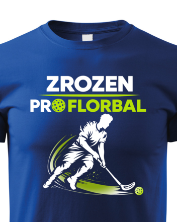Dětské tričko Zrozen pro florbal