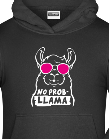 Dětská mikina s kapucí No Prob-Llama