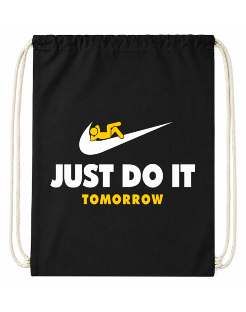 Bavlněný vak na záda Just Do It Tomorrow