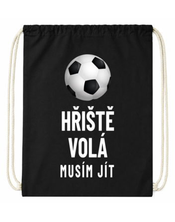Bavlněný vak na záda Hřiště volá musím jít
