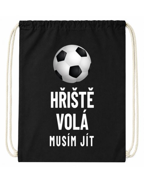 Bavlněný vak na záda Hřiště volá musím jít