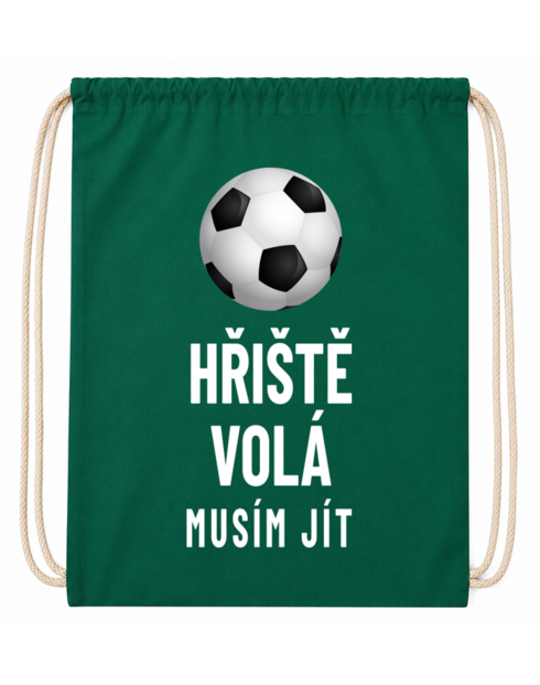 Bavlněný vak na záda Hřiště volá musím jít