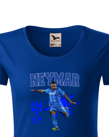 Dámské tričko z bio bavlny s krátkým rukávem – Neymar Al Hilal
