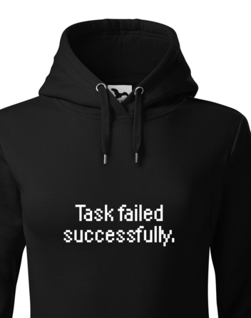 Dámská mikina s kapucí Task failed successfully