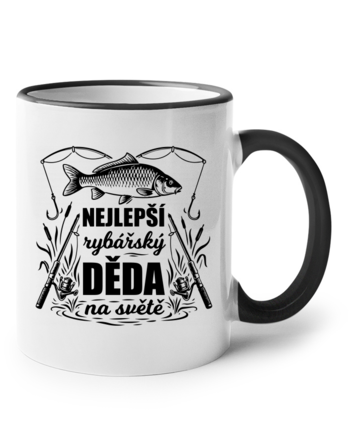 Keramický hrnek Nejlepší rybářský děda na světě