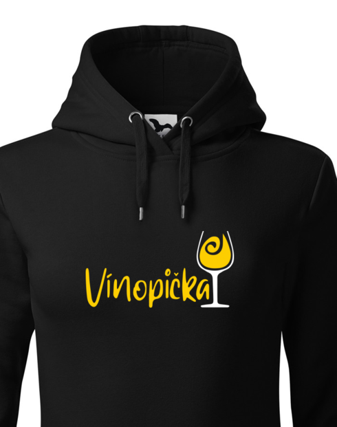 Dámská mikina s kapucí Vínopička