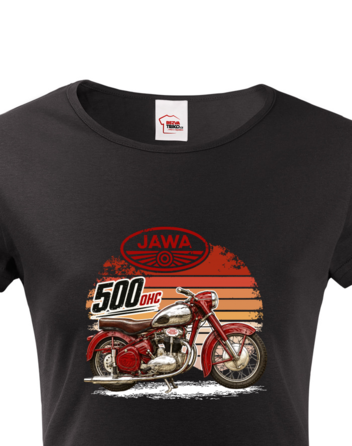 Dámské tričko JAWA 500 OHC