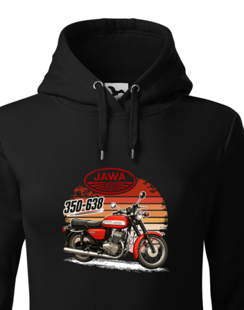 Dámská mikina s kapucí JAWA 350 - 638