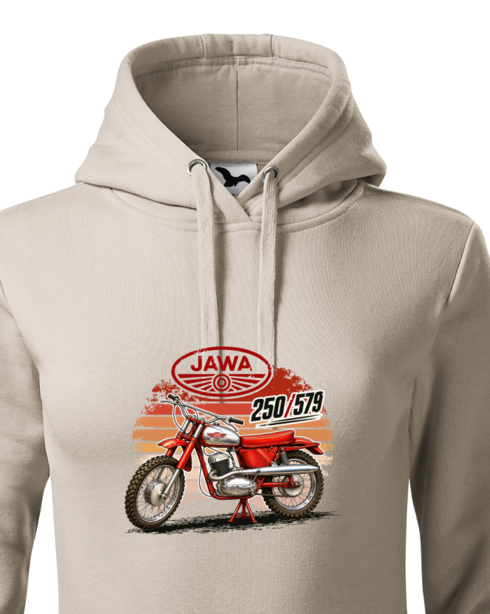 Dámská mikina s kapucí JAWA 250/579