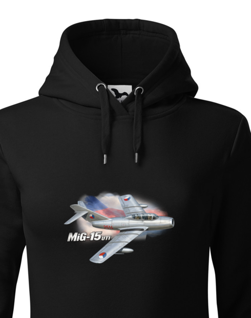 Dámská mikina s kapucí MiG-15 UTI