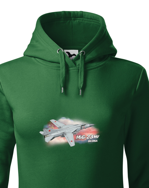 Dámská mikina s kapucí MiG-23 MF BEDNA