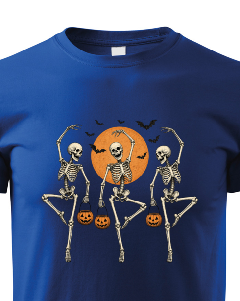 Dětské tričko Halloween – Tančící kostlivci