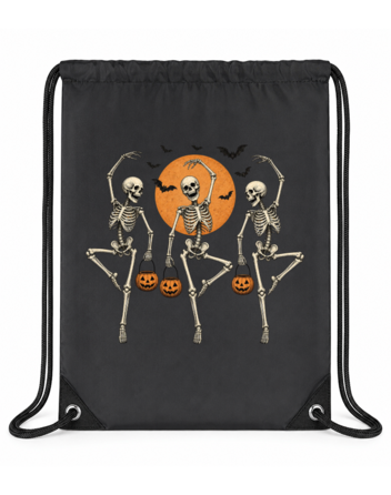 Prémiový vak na záda Halloween - Tančící kostlivci