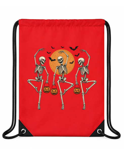 Prémiový vak na záda Halloween - Tančící kostlivci