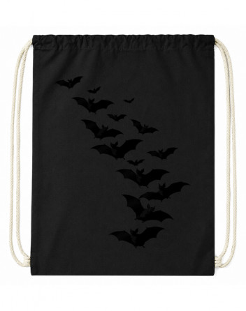 Bavlněný vak na záda Netopýři – Halloween