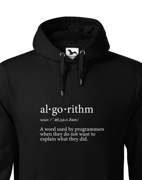 Pánská mikina s kapucí Algorithm
