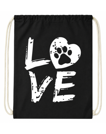 Bavlněný vak na záda Dog Love