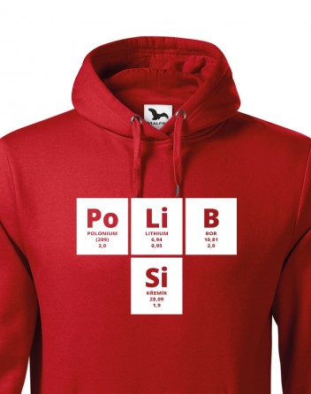 Pánská mikina s kapucí PoLiB Si