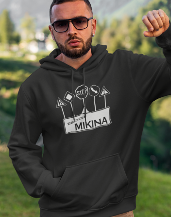Pánská mikina s kapucí Značková mikina