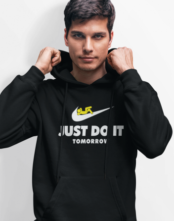 Pánská mikina s kapucí Just Do It Tomorrow