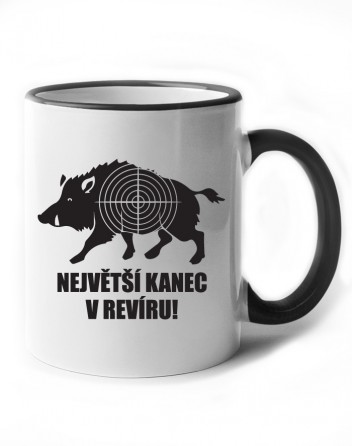 Keramický hrnek - Největší kanec v revíru
