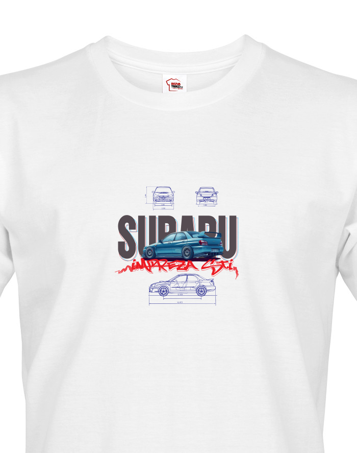 Pánské tričko Subaru impreza STI