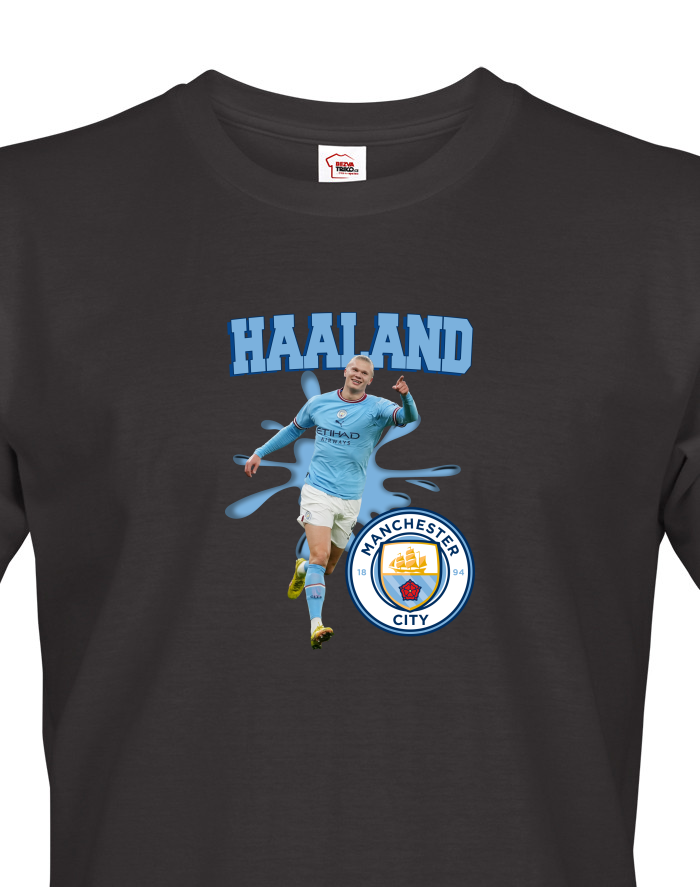 Pánské tričko Haaland - Manchester City