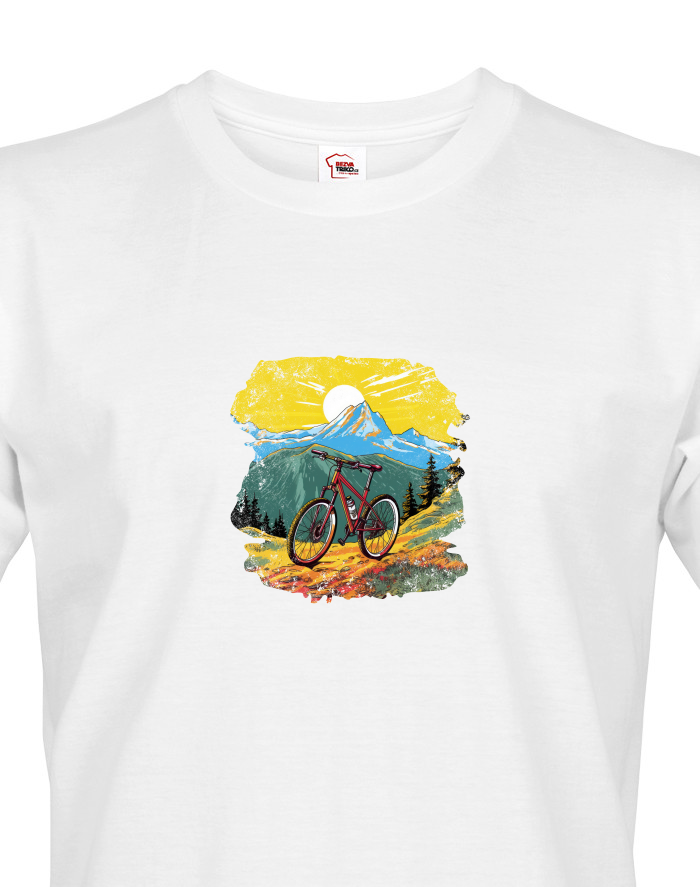 Pánské tričko MTB hory