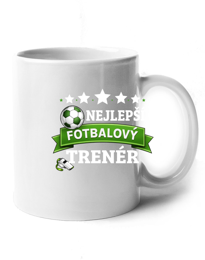 Keramický hrnek nejlepší fotbalový trenér